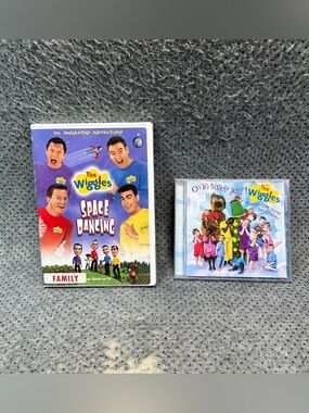2003 The Wiggles Space Dancing DVD & Go To Sleep Jeff CD